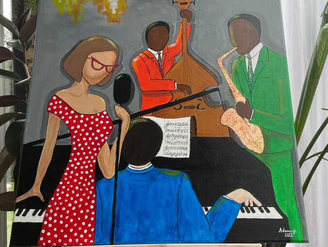 Koncert muzyki filmowej, wystawa obrazów oraz zbiórka pieniędzy - grafika