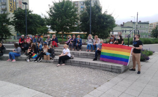 Demonstracja "LGBT to ludzie. Nie ideologia" [ZDJĘCIA]