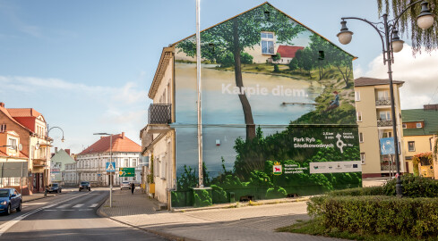 Nowy mural w Trzciance - grafika