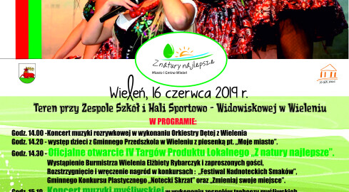 IV Targi Produktu Lokalnego WIELEŃ 2019 - grafika