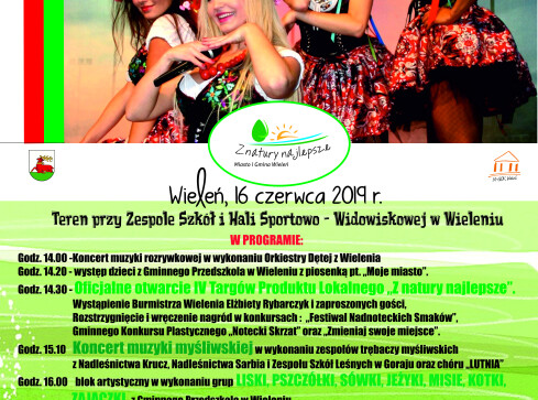 IV Targi Produktu Lokalnego WIELEŃ 2019 - grafika