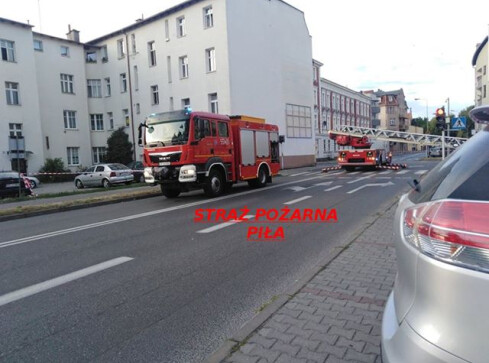 Pożar sadzy na Kolbego - grafika