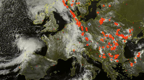 Gwałtowne burze i przejściowe ochłodzenie  - grafika