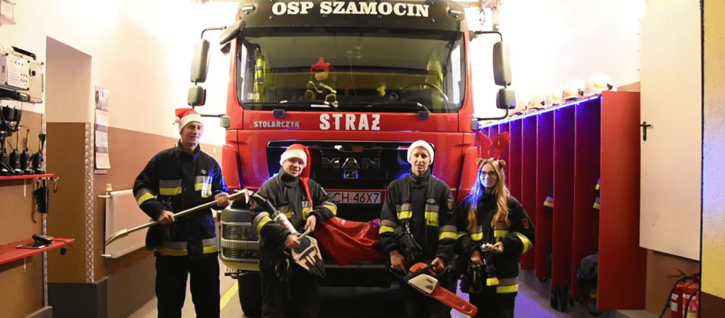 Strażacy z OSP Szamocin uratowali Mikołaja