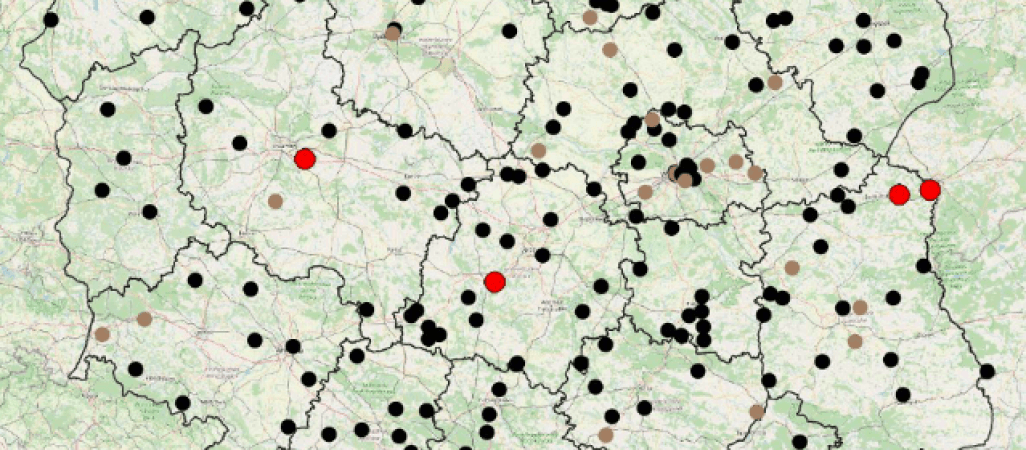 Interaktywna mapa wypadków drogowych 