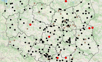 Interaktywna mapa wypadków drogowych 
