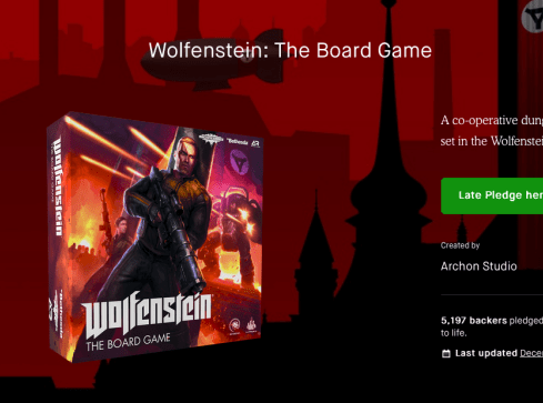 Archon z Piły przerobi serię Wolfenstein na planszówkę - grafika