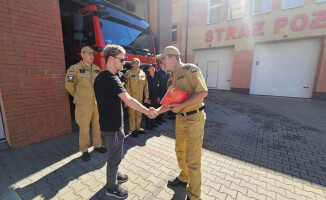 "Strażak" z wielkim sercem