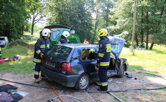 Pociąg uderzył w samochód