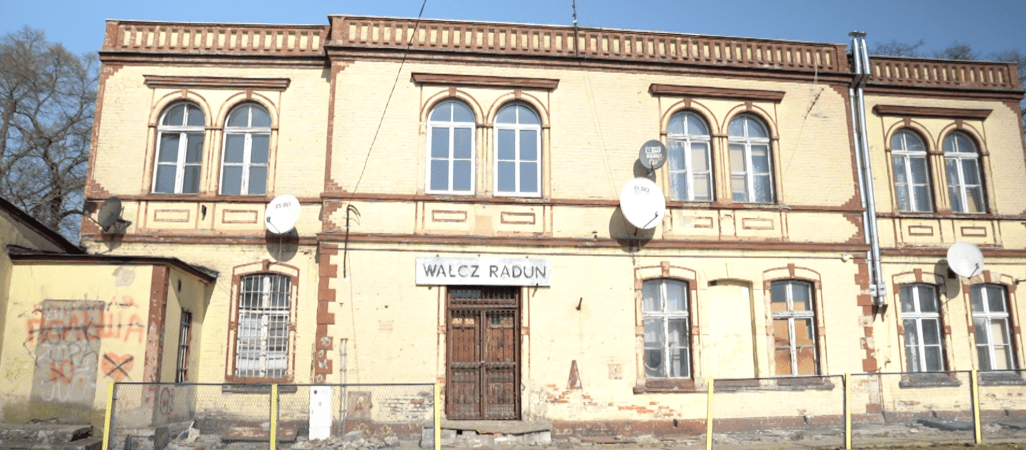 Stary dworzec Wałcz - Raduń dla uchodźców?