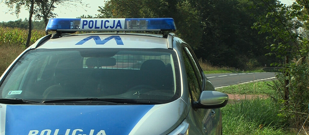 Policyjna eskorta w Wałczu