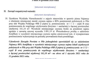 Bonifikata do czynszu dla posła Porzucka