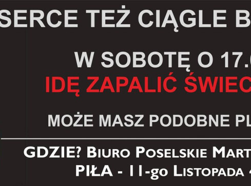 "Jej serce też ciągle biło" - zapal świeczkę dla Izabeli - grafika