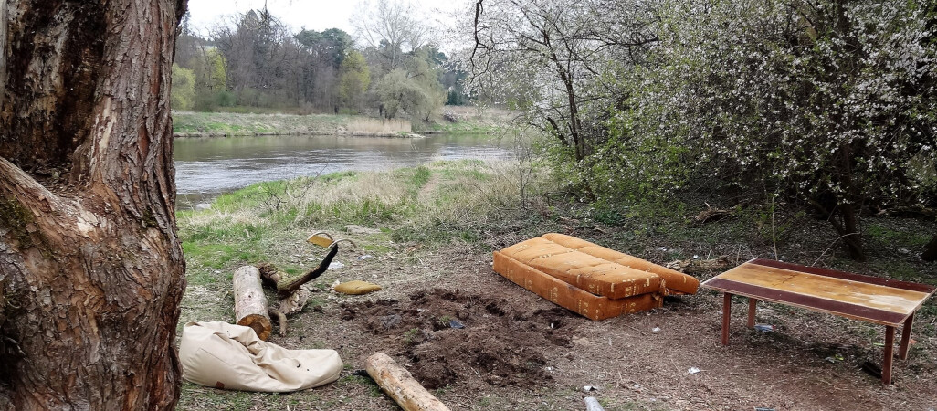 Śmieci zalewają lasy