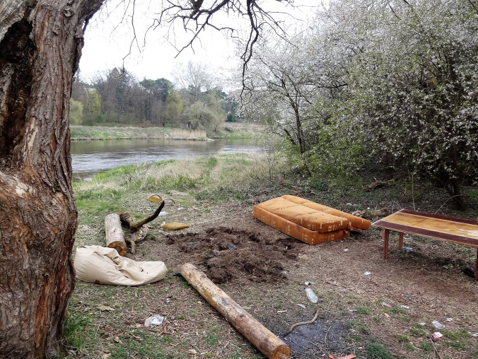 Śmieci zalewają lasy - grafika