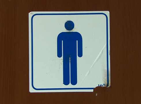 Toalety zdewastowane przez wandali - grafika