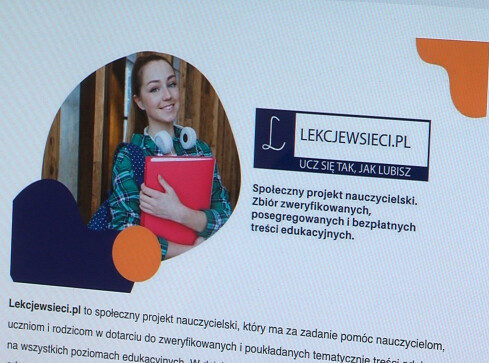 "Lekcje w sieci" także dzięki nauczycielom z Piły!  - grafika