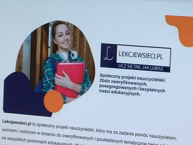 "Lekcje w sieci" także dzięki nauczycielom z Piły!  - grafika