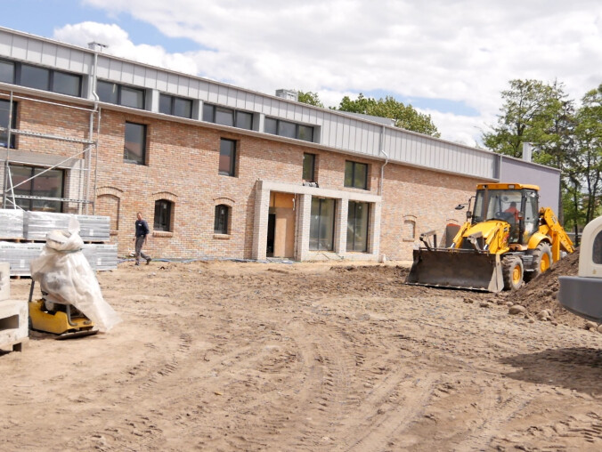 W Wieleniu powstaje mediateka - grafika