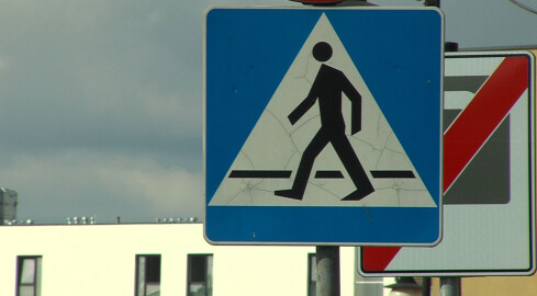 Doświetlane przejścia dla pieszych w Pile - grafika