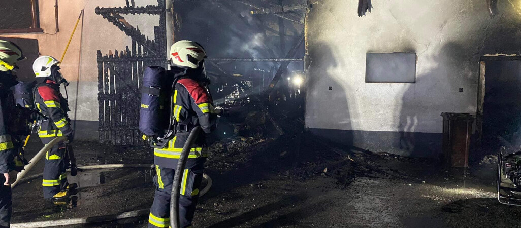 Groźny pożar w noc sylwestrową