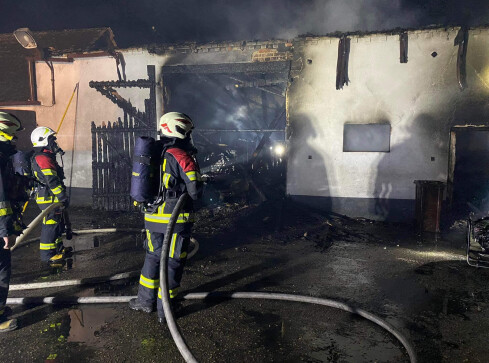 Groźny pożar w noc sylwestrową - grafika