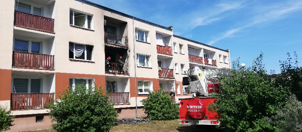 Pożar przy Lutyckiej. Ewakuowano 7 osób