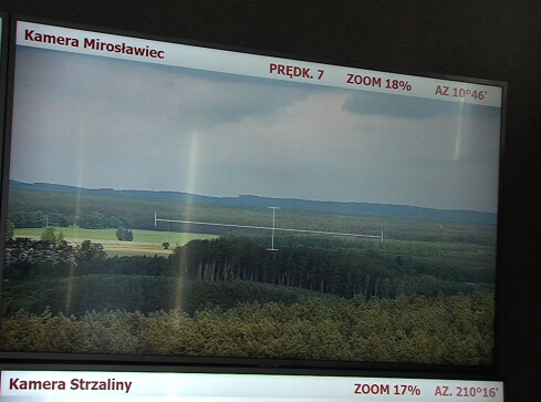 Największy w Polsce punkt monitoringu pożarowego jest w Wałczu - grafika