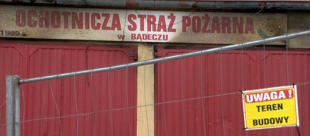 Trwa przebudowa remizy w Bądeczu
