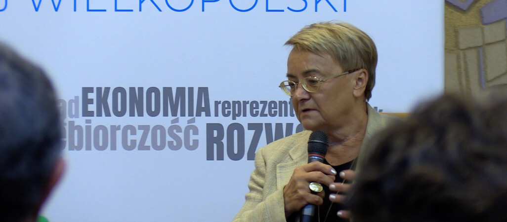 Henryka Bochniarz z wizytą w Czarnkowie