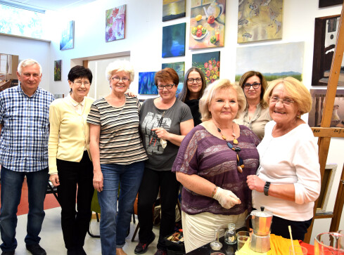 Wystawa prac twórców nieprofesjonalnych z warsztatów malarskich BWA - grafika