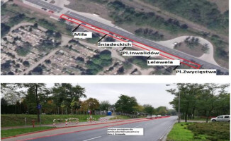 Wszystkich Świętych w Pile - organizacja ruchu