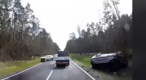 Poważny wypadek w Dobrzycy - grafika