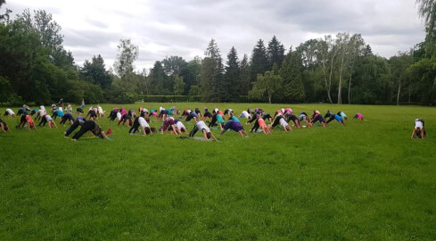 Yoga w parku i Parkowe Spotkania  - grafika