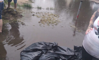 Piła zalana po burzy [ZDJĘCIA]. Są też nowe ostrzeżenia meteorologiczne
