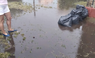 Piła zalana po burzy [ZDJĘCIA]. Są też nowe ostrzeżenia meteorologiczne