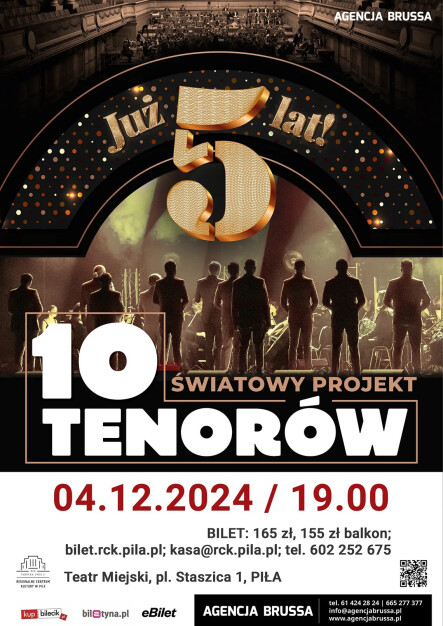 Koncert "10 Tenorów" - 5-cio lecie - grafika