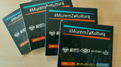 Płyta z koncertu #MuremZaKulturą - rozstrzygnięcie konkursu - grafika