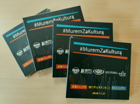 Płyta z koncertu #MuremZaKulturą - rozstrzygnięcie konkursu - grafika