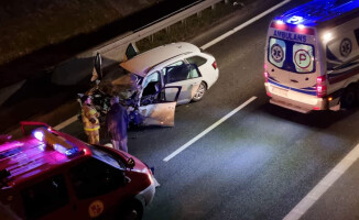 Wypadek na obwodnicy Wyrzyska. Ranne dwie osoby