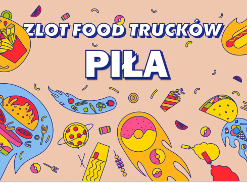 Wiosna z food truckami w Pile - konkurs - grafika