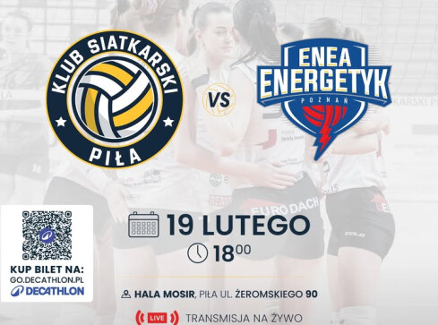 KS Piła - Enea Energetyk Poznań - PODSUMOWANIE KONKURSU - grafika