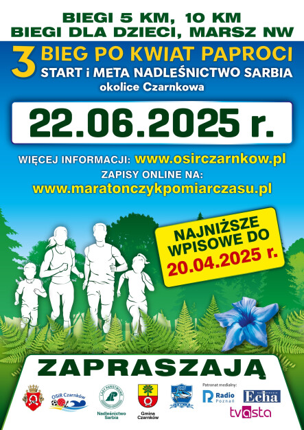 Bieg „Po Kwiat Paproci” - grafika