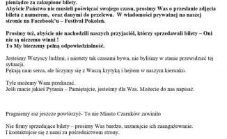 Festiwal Pokoleń w Czarnkowie odwołany!