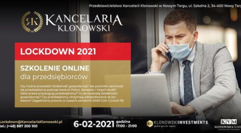 Darmowe szkolenie dla przedsiębiorców w lockdownie  - grafika