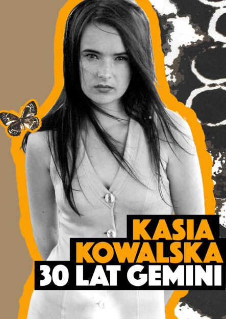 Kasia Kowalska "30 lat Gemini" - grafika