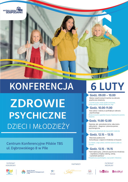 Konferencja pt. "Zdrowie Psychiczne Dzieci i Młodzieży" - grafika