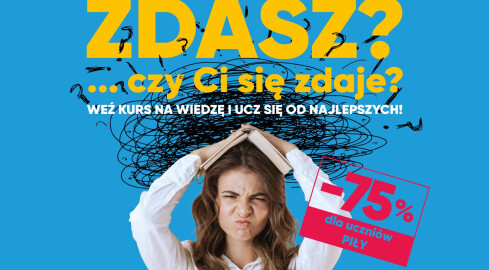 Kursy online dla ósmoklasistów   - grafika