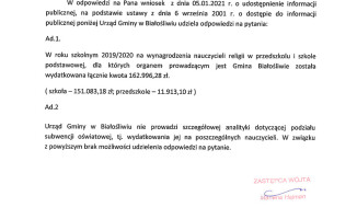 Ile kosztuje nas podatników religia w szkołach? [ZESTAWIENIE]