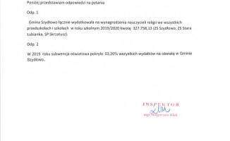 Ile kosztuje nas podatników religia w szkołach? [ZESTAWIENIE]